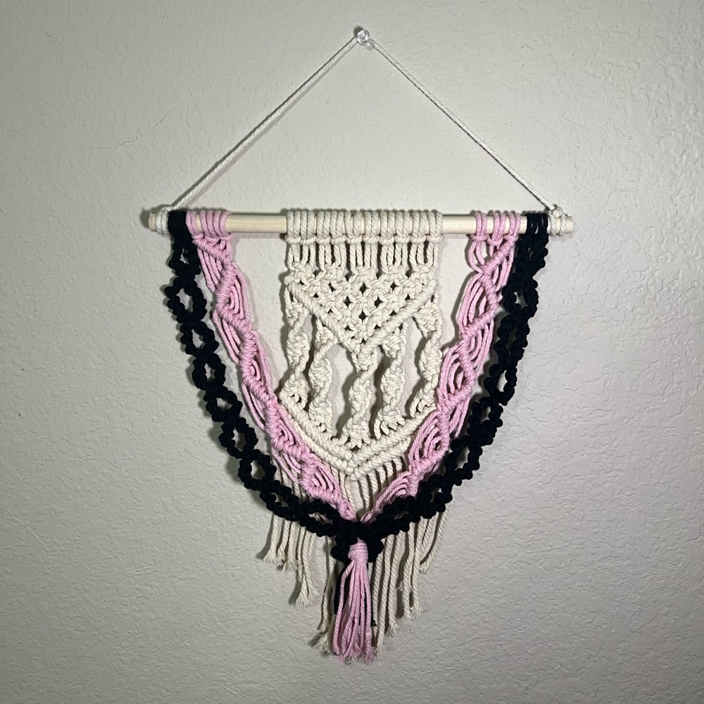 Handmade Macrame 3 Layered Wall Hanging Tapestry